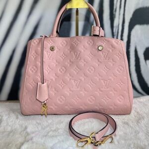 SOLD‼️Louis Vuitton Rose Ballerine Empreinte BB